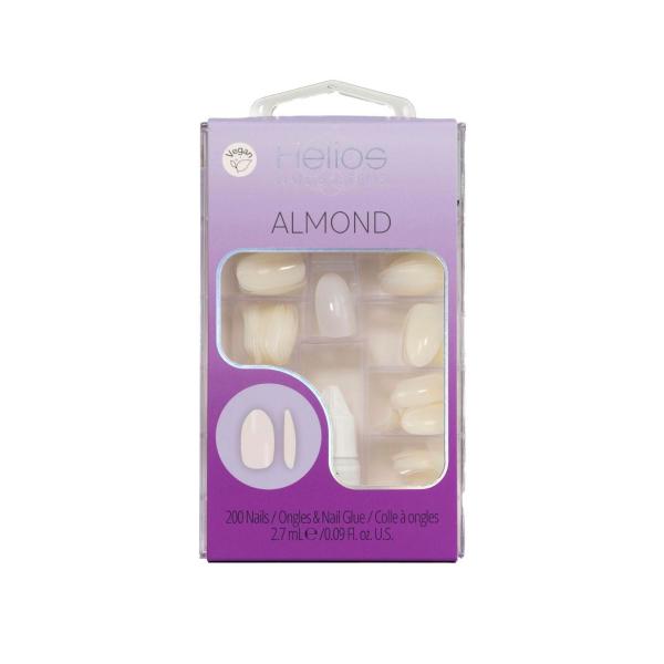 Artificial Nail System Clear - Almond Shape
