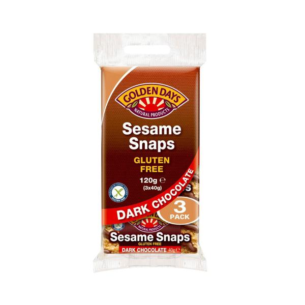 Dark Chocolate Sesame Snaps