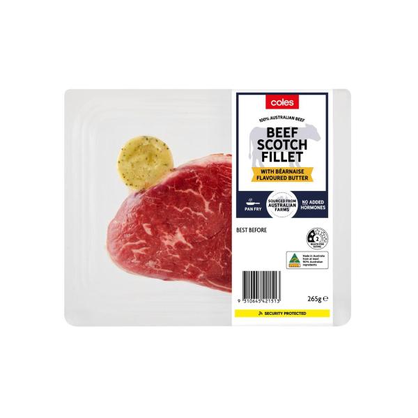 Beef Scotch Steak With Bearnaise Butter