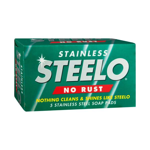No Rust Scourer Stainless Steel Soap Pads