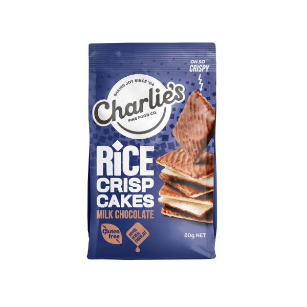 Mini Rice Square Crisps Milk Chocolate