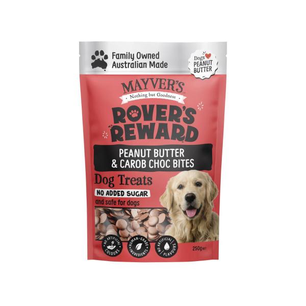 Rover's Reward Peanut Butter Choc Carob Bites Dog Treats