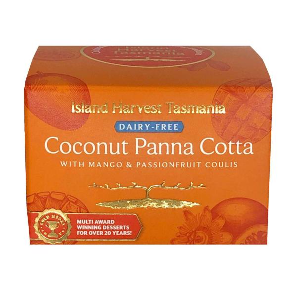 Panna Cotta Coconut Mango Passionfruit Coulis
