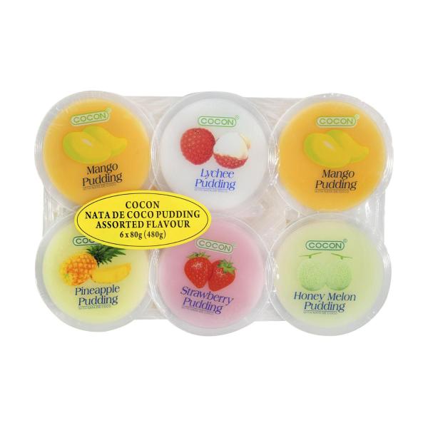 Assorted Pudding 6 Pieces