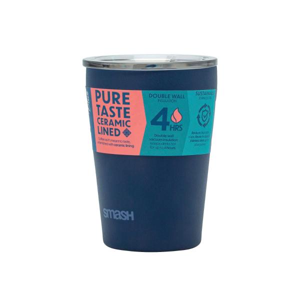 Blue Ceramic Lined Barista Cup
