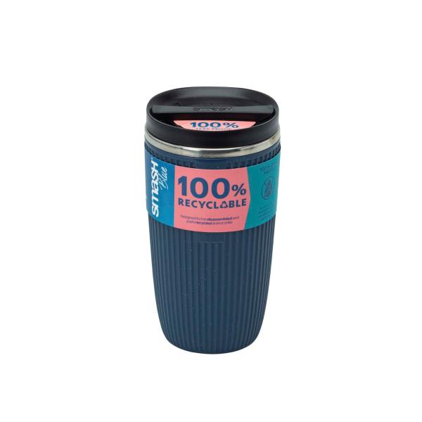 Blue Recycled Coffee Cup 340ml