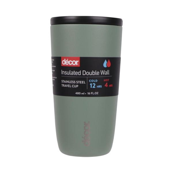 Insulated Double Wall Travel Cup 480ml