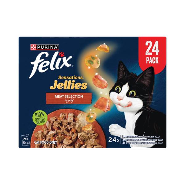 Adult Sensations Jellies Meat Selection Cat Food 85g