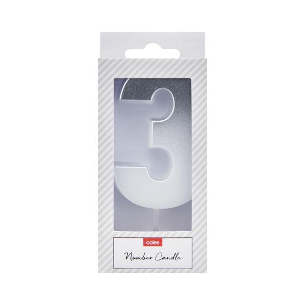 Candle Gold Or Silver No 3