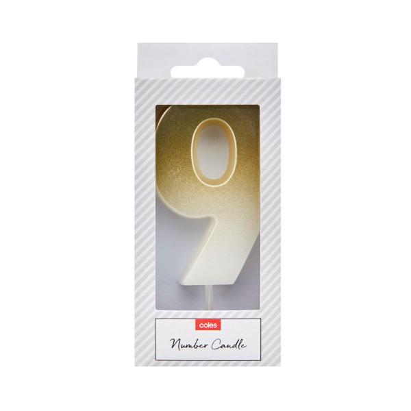 Candle Gold Or Silver No 9