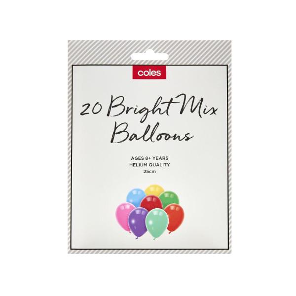 Bright/festival Mix Assorted Balloons