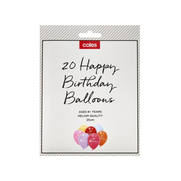 Happy Birthday Balloons