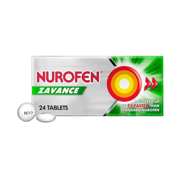 Zavance Tablets Pain Relief 256mg Ibuprofen