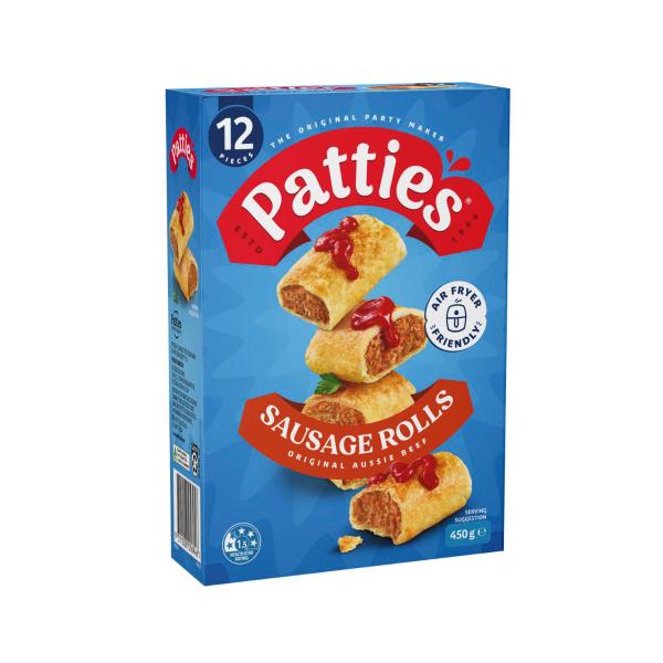 Frozen Party Sausage Rolls 12 Pack