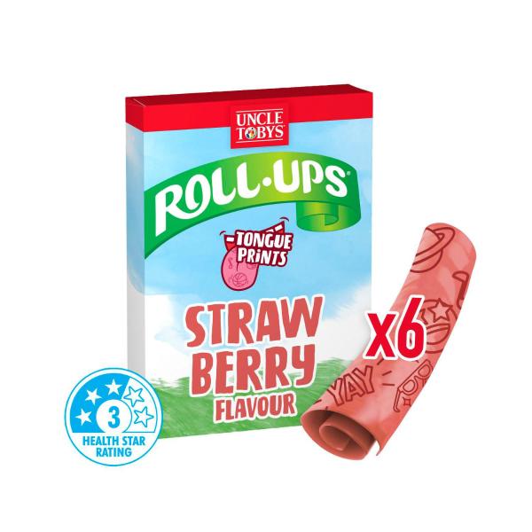 Roll-ups Strawberry Fun Prints Snacks Made With Real Fruit