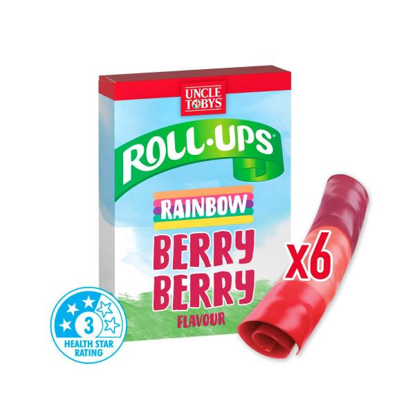 Roll-ups Rainbow Berry Lunchbox Snacks Made With Real Fruit