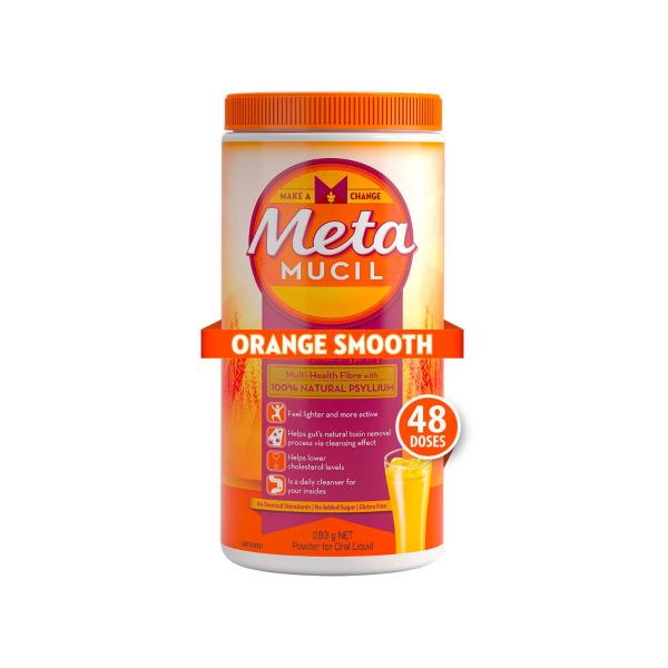 Powder 48 Dose Daily Fibre Supplement Smooth Orange