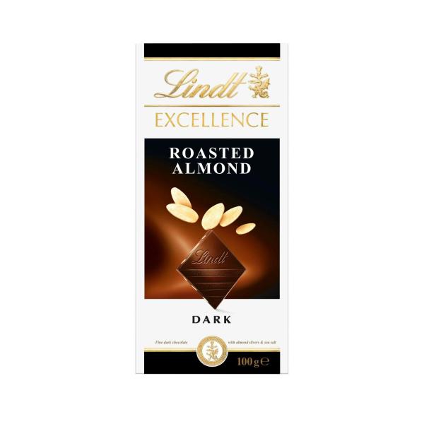 Excellence Roasted Almond Dark Chocolate Block
