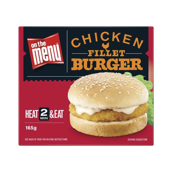 Frozen Chicken Fillet Burger