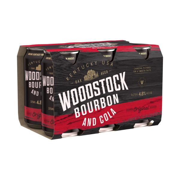 4.8% Bourbon & Cola Can 375ml (6 Pack)