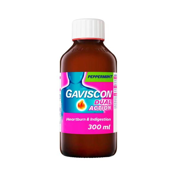 Dual Action Liquid Peppermint Heartburn And Indigestion Relief