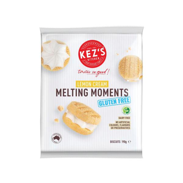 Gluten Free Lemon Cream Melting Moment