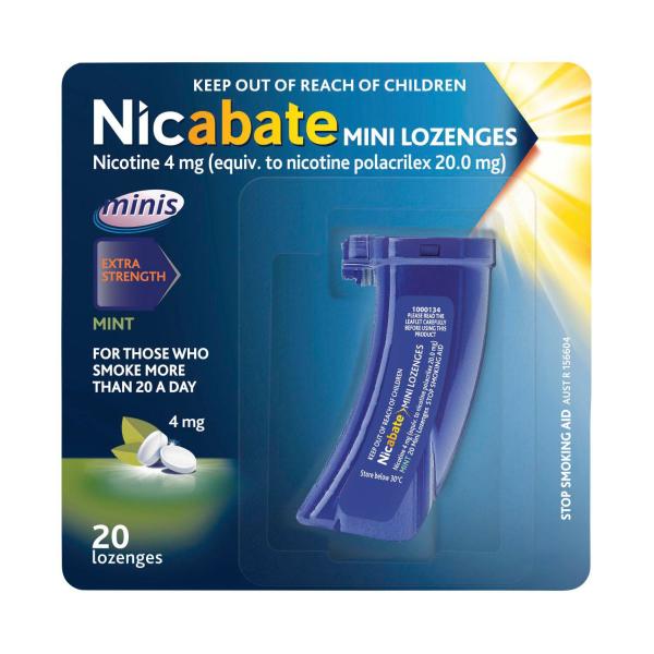 Mini Lozenges Extra Strength Mint 4mg