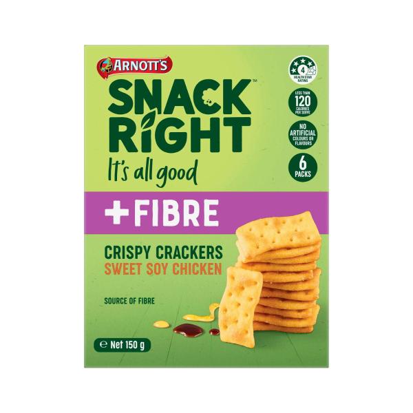 Snackright Multipack Crispy Crackers Soy Chicken