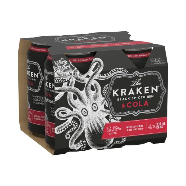 Spiced Rum & Cola Can 330ml