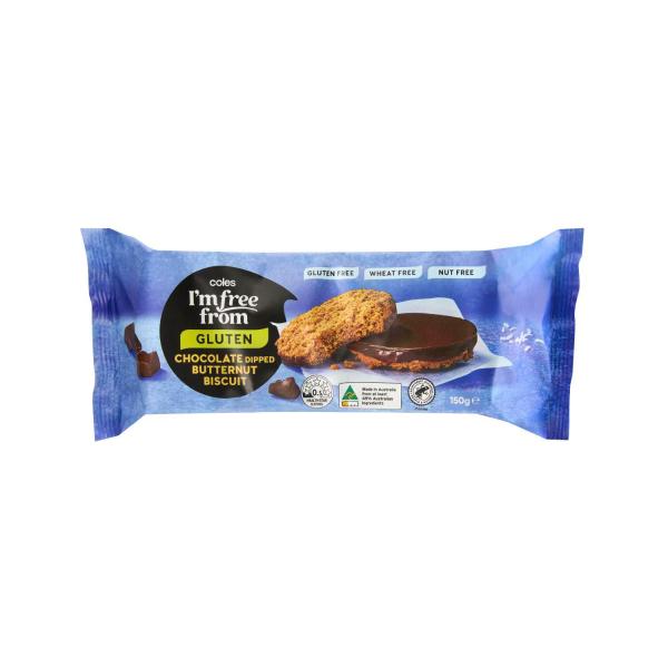 Chocolate Dipped Butternut Biscuit