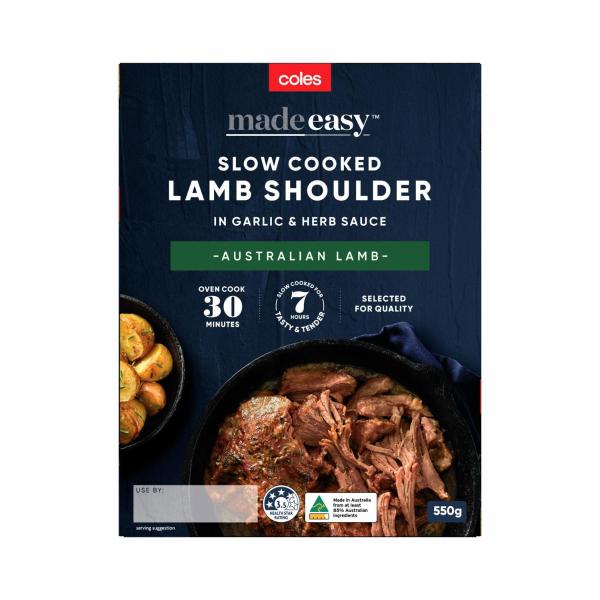 Slow Cooked Lamb Shoulder With Garlic And Herb