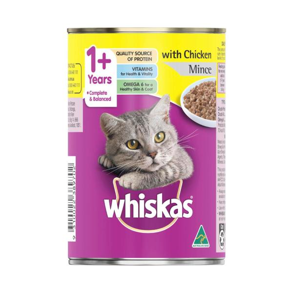 Adult 1+ Years Wet Cat Food With Chicken Mince Can