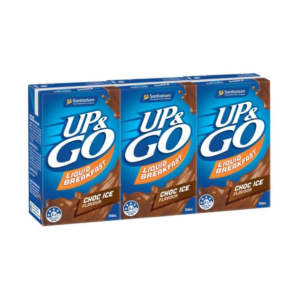 Up&go Liquid Breakfast Choc Ice 3x250ml