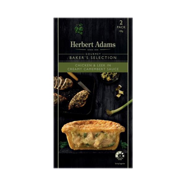 Frozen Chicken & Leek Pie 2 Pack