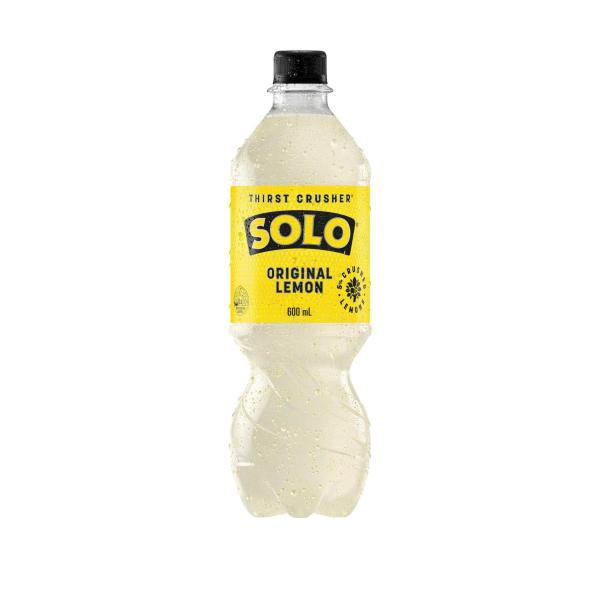 Thirst Crusher Original Lemon Soft Drink Bottle