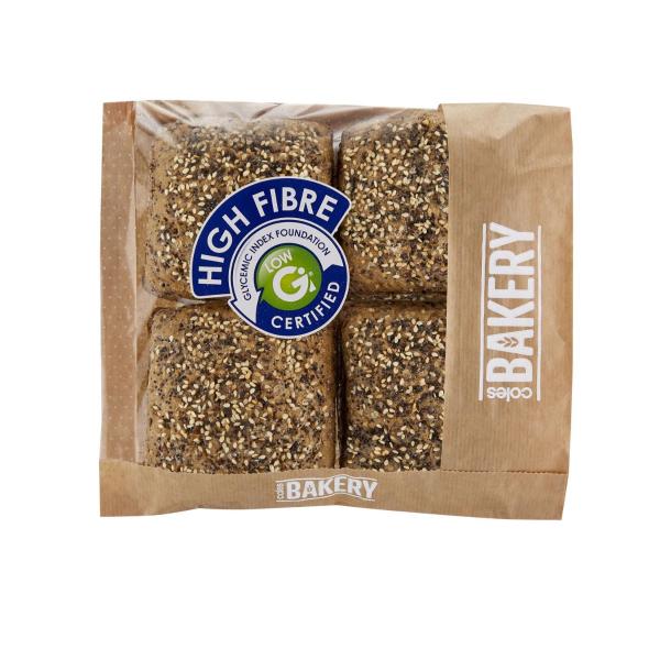 High Fibre Low Gi 7 Seeds & Grains Rolls