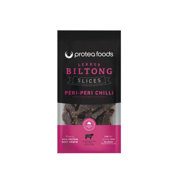 Lekker Peri Peri Biltong Slices