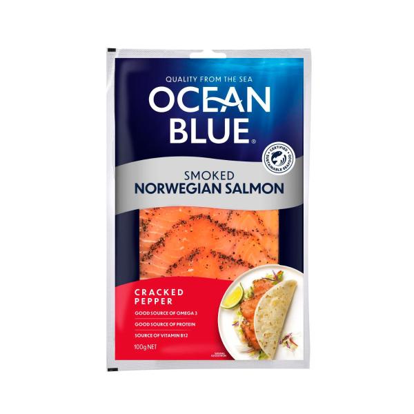 Smoked Salmon Cracked Pepper