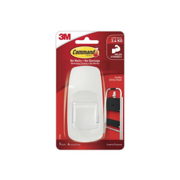 Command Adhesive Hook Jumbo