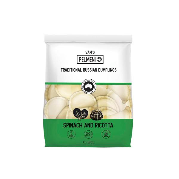 Frozen Pelmeni Cheese & Spinach Dumplings