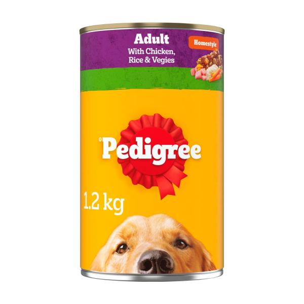 Homestyle Chicken With Rice & Vegies Adult Wet Dog Food Can