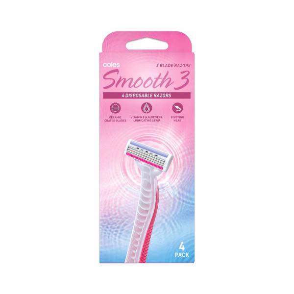 Smooth 3 Disposable Razors