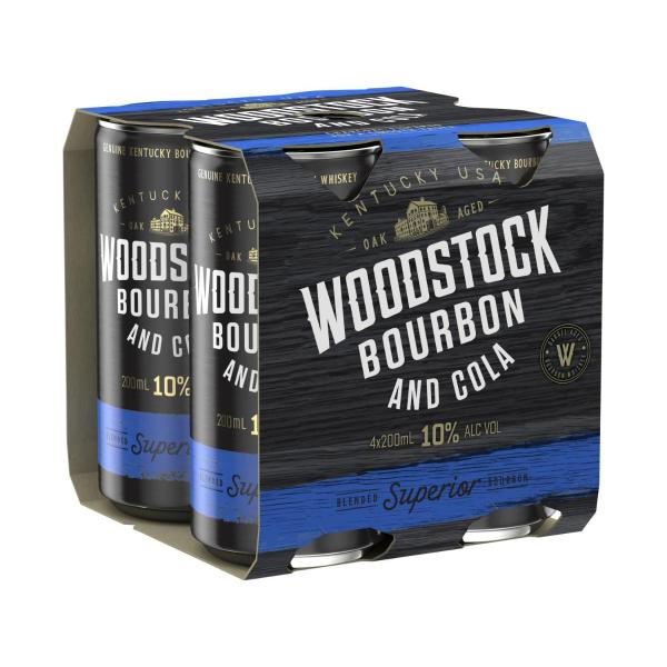 Bourbon & Cola 10% Can 200ml