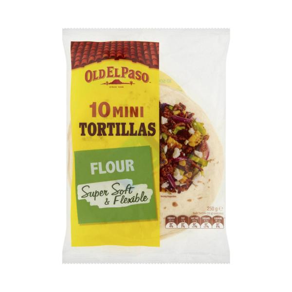 Tortillas Mini Tacos 10 Pack