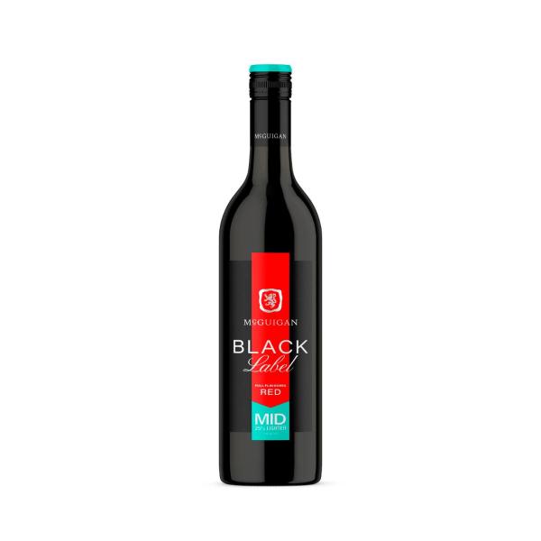 Black Label Mid Strength Red Blend 750ml