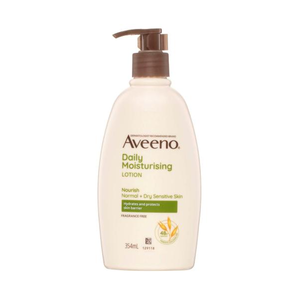 Daily Moisturising Non-Greasy Fragrance Free Body Lotion 48-Hour Hydration Soothe Normal Dry Sensitive Skin