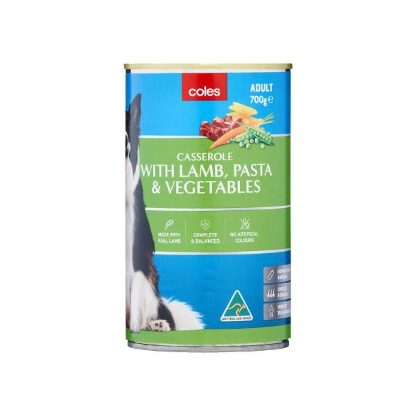 Dog Food Casserole Lamb Pasta & Vegetable