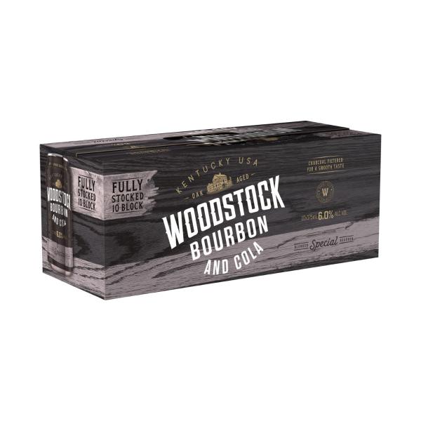 Bourbon & Cola 6% Can 375ml 10pk