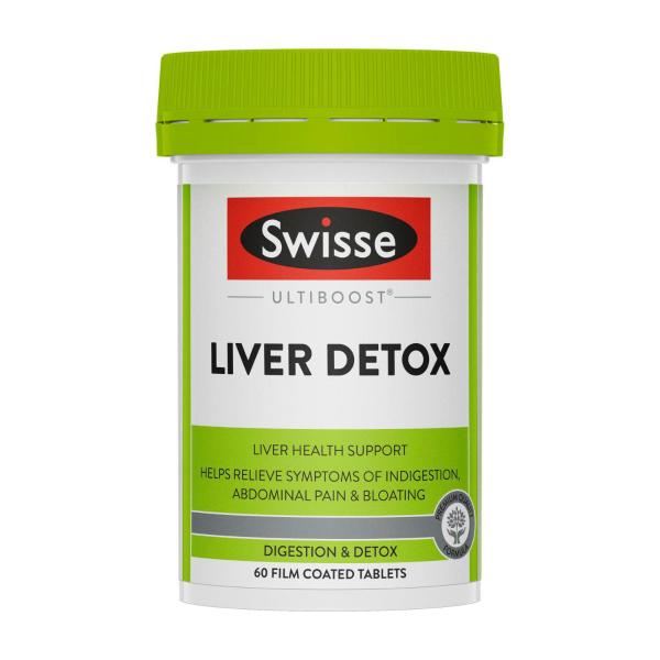 Ultiboost Liver Detox Helps Relieve Symptoms Of Indigestion & Bloating 60 Tablets