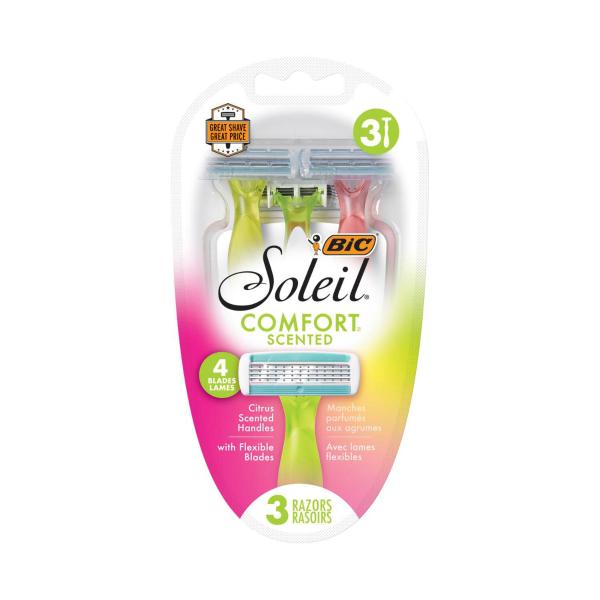Soleil Comfort Scented Disposable Razors